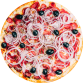 Pizza Pepperoni com Cebolas